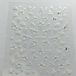 Stikers per nail art White 30