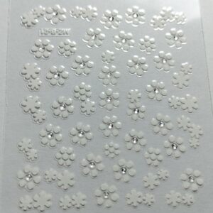 Stikers per nail art White 21