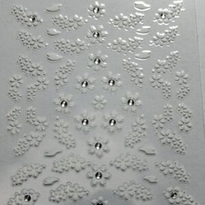 Stikers per nail art White 23