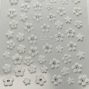Stikers per nail art White 17